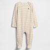Baby First Favorites Algodão Orgânico Brannan Bear One-Piece