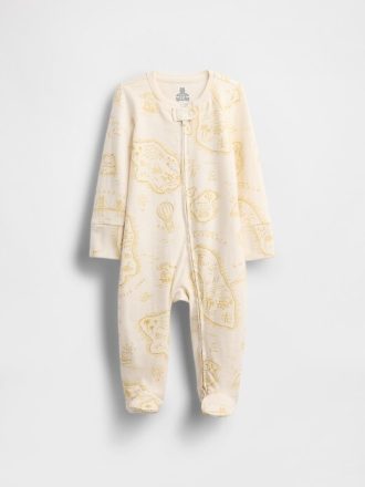 Baby First Favorites Algodão Orgânico com Pés – Peça Única