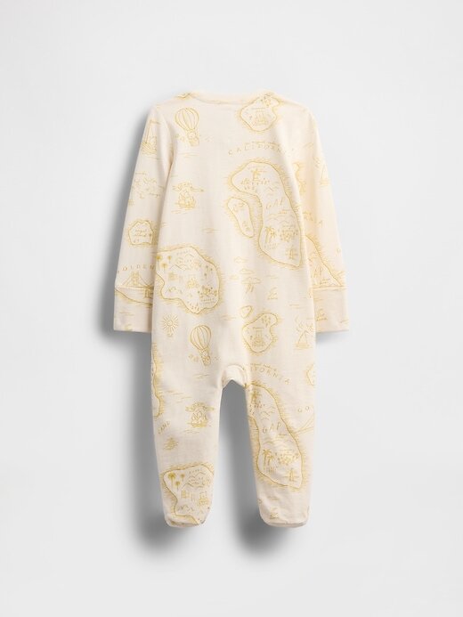 Baby First Favorites Algodão Orgânico com Pés – Peça Única Baby First Favorites Algodão Orgânico com Pés – Peça Única