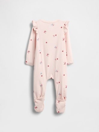 Baby First Favorites Algodão Orgânico com Pés – Peça Única