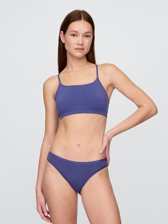 Biquíni de algodão elástico orgânico