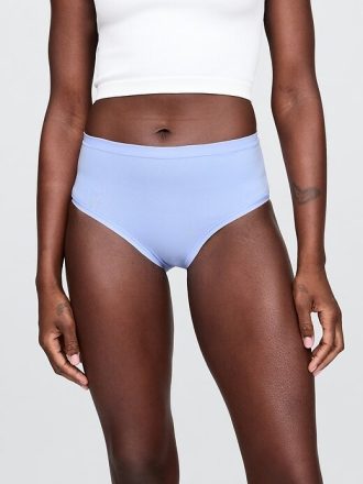 Biquíni de cintura alta em algodão orgânico elástico