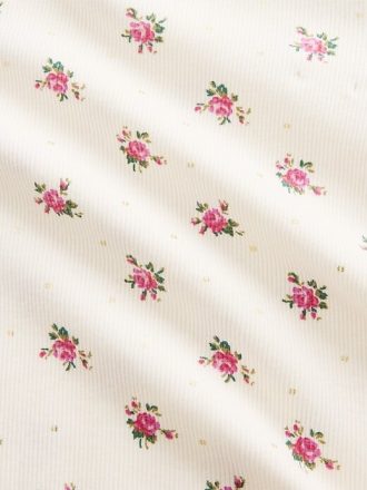 Blusa infantil canelada com manga bufante