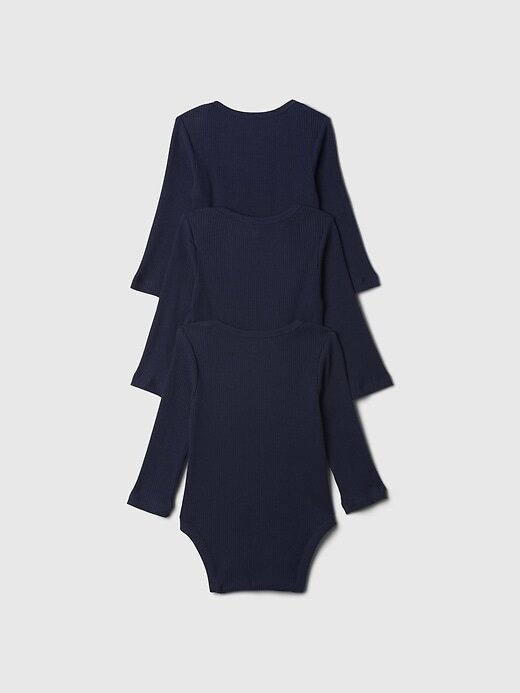 Body canelado Baby First Favorites (pacote com 3) Body canelado Baby First Favorites (pacote com 3)