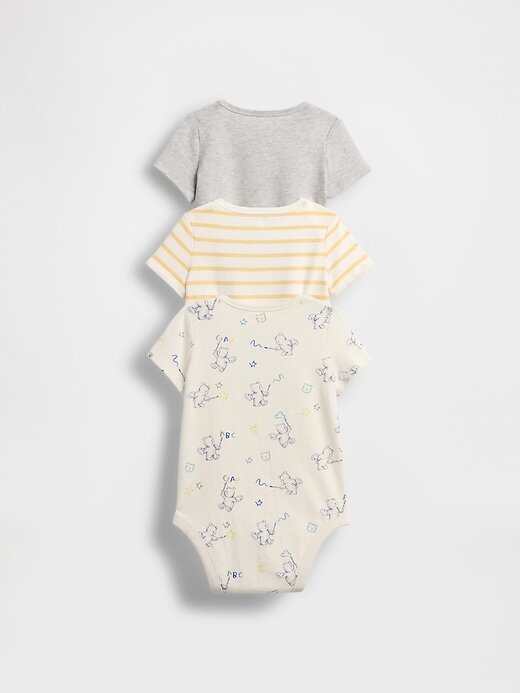 Body de algodão orgânico Baby First Favorites (pacote com 3) Body de algodão orgânico Baby First Favorites (pacote com 3)