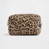 Bolsa infantil acolchoada de leopardo
