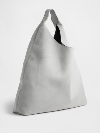 Bolsa tote vegana de camurça desleixada Bolsa tote vegana de camurça desleixada