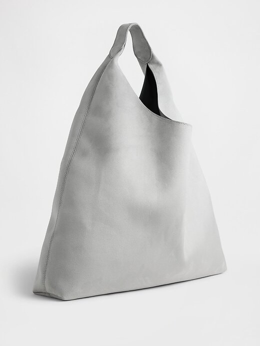 Bolsa tote vegana de camurça desleixada Bolsa tote vegana de camurça desleixada