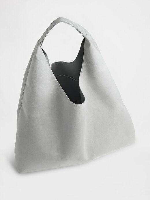 Bolsa tote vegana de camurça desleixada Bolsa tote vegana de camurça desleixada