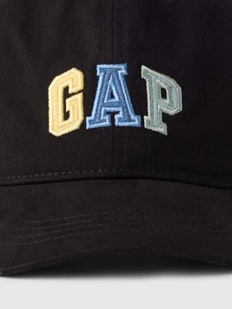 Boné de beisebol infantil com logotipo da Gap em algodão orgânico