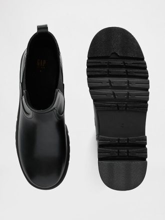 Bota Chelsea Infantil de Couro Vegano Bota Chelsea Infantil de Couro Vegano