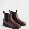 Botas Chelsea de couro vegano para crianças