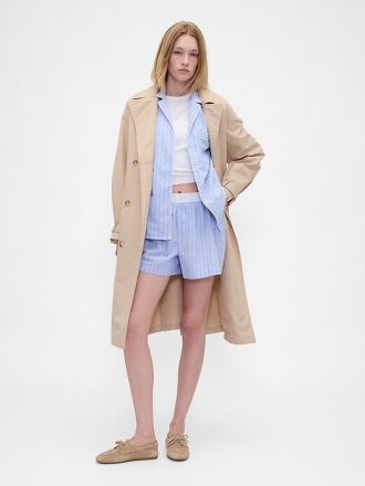 Boxer de pijama com logotipo de popeline