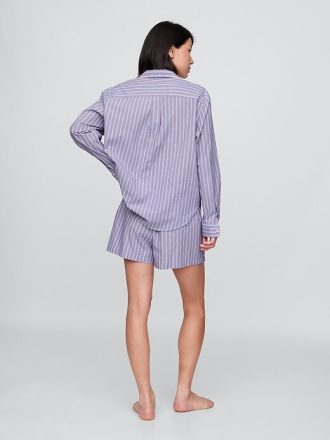 Boxer de pijama de popeline