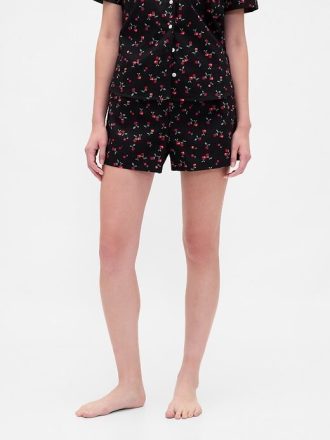 Boxer de pijama de popeline