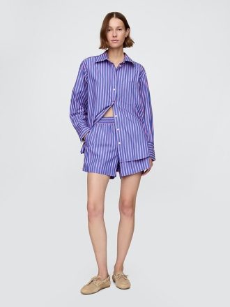 Boxer de popeline de algodão orgânico