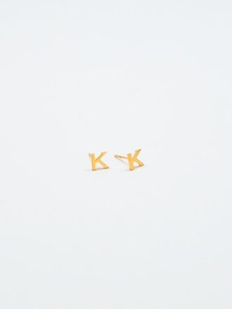 Brincos de Ouro com Iniciais