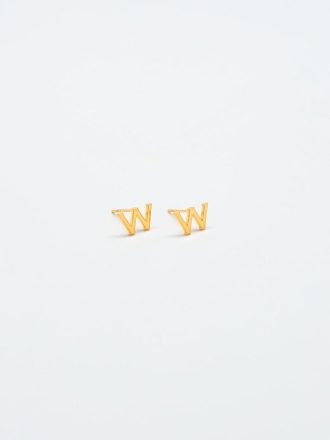 Brincos de Ouro com Iniciais