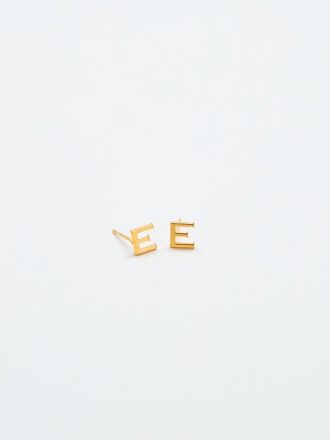 Brincos de Ouro com Iniciais