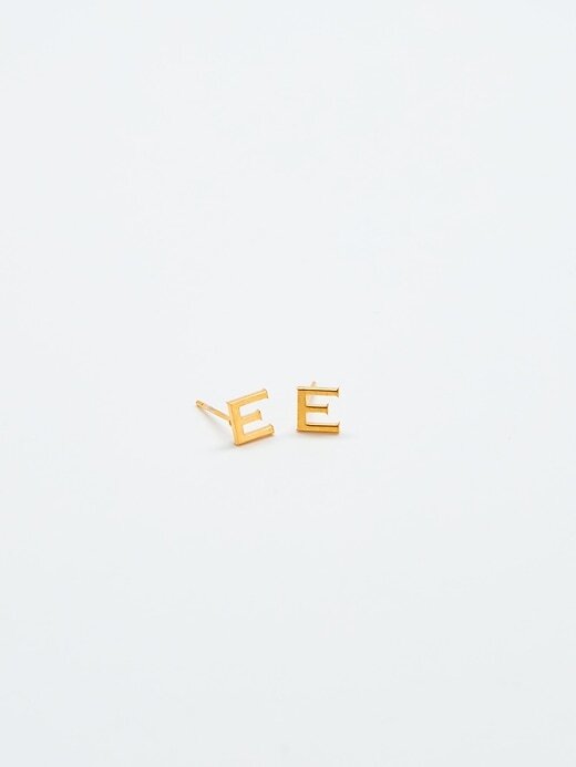 Brincos de Ouro com Iniciais Brincos de Ouro com Iniciais