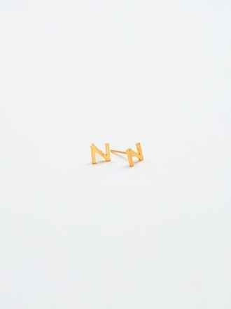 Brincos de Ouro com Iniciais