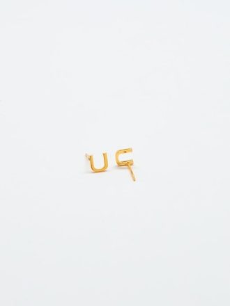 Brincos de Ouro com Iniciais