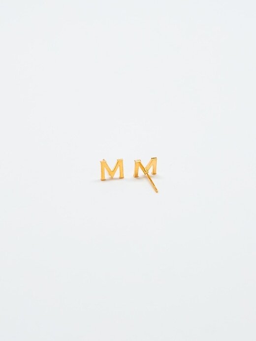 Brincos de Ouro com Iniciais Brincos de Ouro com Iniciais