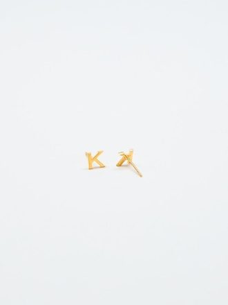 Brincos de Ouro com Iniciais