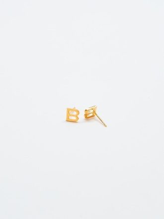 Brincos de Ouro com Iniciais