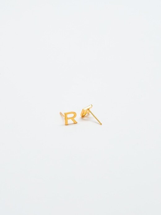 Brincos de Ouro com Iniciais Brincos de Ouro com Iniciais