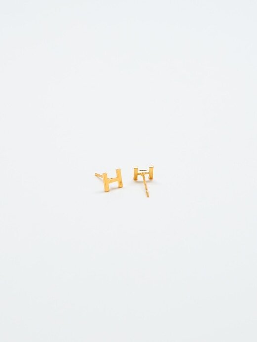 Brincos de Ouro com Iniciais Brincos de Ouro com Iniciais