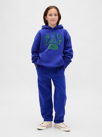 Calça de moletom infantil vintage macia e relaxada