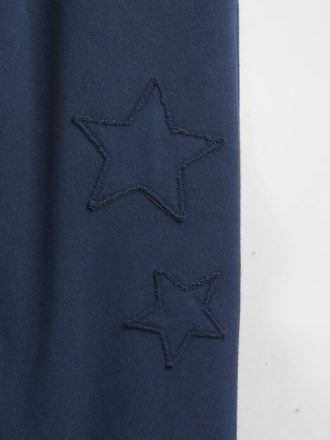 Calça de moletom infantil vintagesoft relaxada com patch