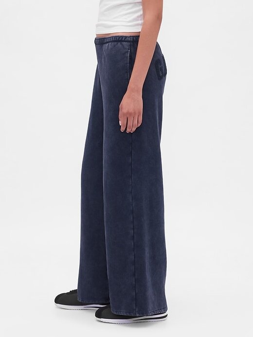 Calça de moletom larga com logotipo VintageSoft Calça de moletom larga com logotipo VintageSoft