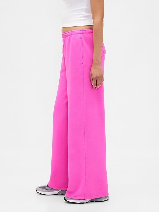 Calça de moletom larga com logotipo VintageSoft Calça de moletom larga com logotipo VintageSoft