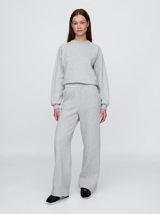 Calça de moletom reta com costura VintageSoft