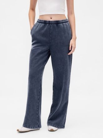 Calça de moletom reta VintageSoft