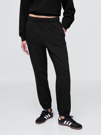 Calça de moletom vintage de cintura alta e relaxada