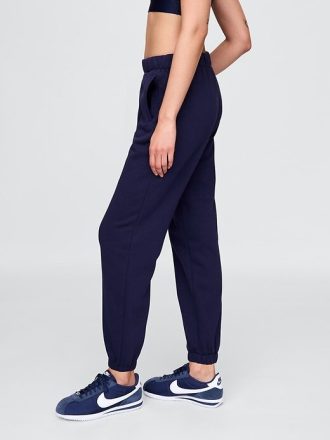 Calça de moletom vintage de cintura alta e relaxada