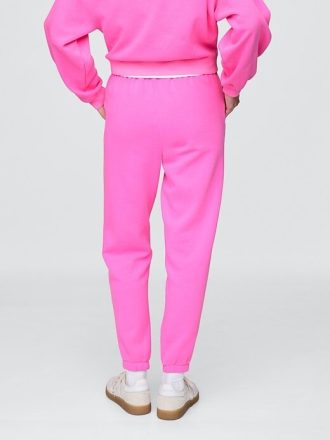 Calça de moletom vintage de cintura alta e relaxada