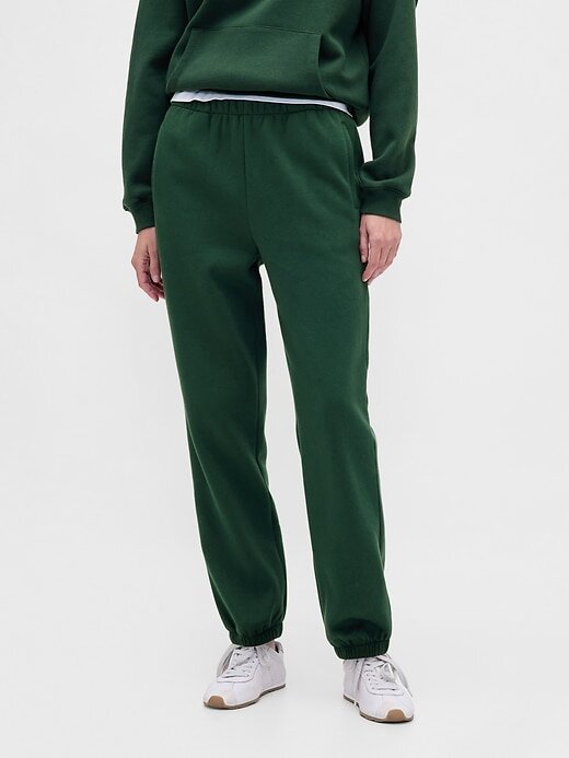 Calça de moletom vintage macia de cintura alta Calça de moletom vintage macia de cintura alta