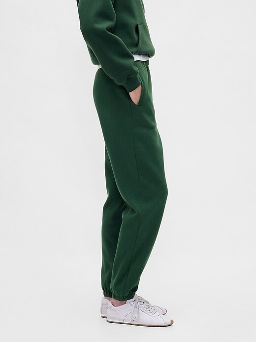 Calça de moletom vintage macia de cintura alta Calça de moletom vintage macia de cintura alta