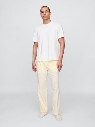 Calça de pijama de flanela leve