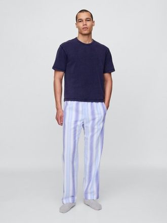 Calça de pijama de flanela leve