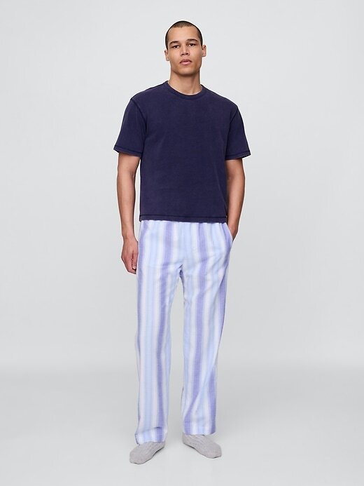 Calça de pijama de flanela leve Calça de pijama de flanela leve