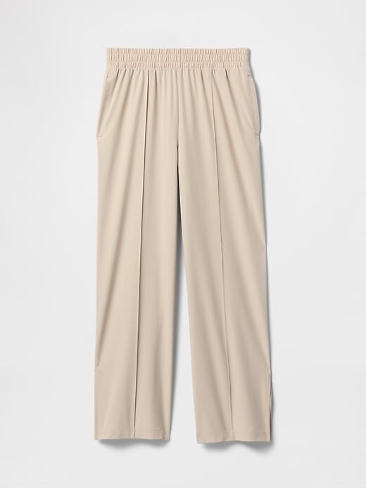 Calça GapFit Tech de cintura alta e bainha dividida Calça GapFit Tech de cintura alta e bainha dividida