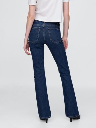 Calça Jeans Baby Boot de Cintura Média