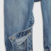 Calça jeans bolha para bebê