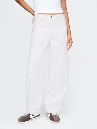 Calça Jeans Carpenter de Cós Alto