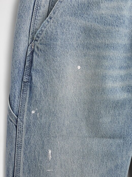 Calça Jeans Carpenter Reta Relaxada Calça Jeans Carpenter Reta Relaxada